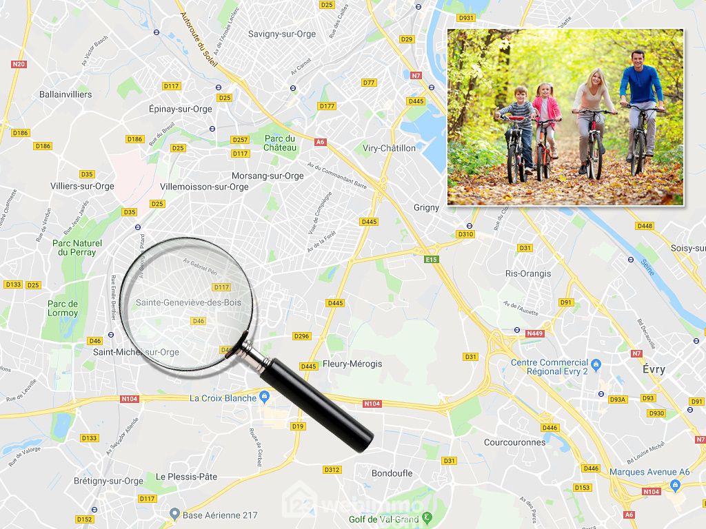 À vendre Appartement 60m2 A Sainte Genevieve Des Bois 91700