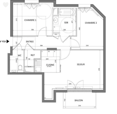 Appartement 64 m² Saint-Maur-des-Fossés 94100