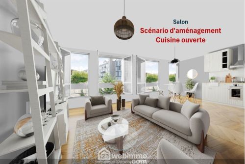 Appartement 52.3 m² Paris 75011