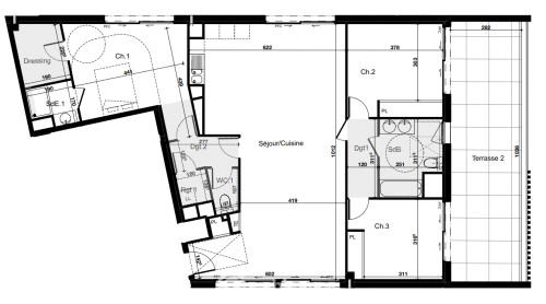 Appartement 162.13 m² Canet-en-Roussillon 66140