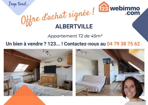 Appartement 45 m² ALBERTVILLE 73200